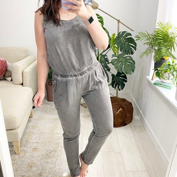Cloth & Stone Gray Jumpsuit Size Small - Picture 1 of 6